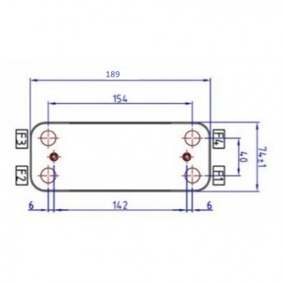 Теплообменник ГВС 14 пл TPHH3035