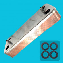 КОМПЛЕКТ Теплообменник ГВС 12 пл TPHW0201 и кольца TPOR0422