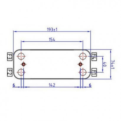 КОМПЛЕКТ Теплообменник ГВС 12 пл TPHW0201 и кольца TPOR0422