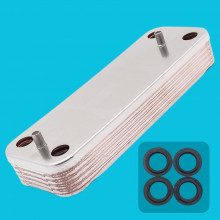 КОМПЛЕКТ Теплообменник ГВС 10 пл TPHH3012 и кольца TPOR0422