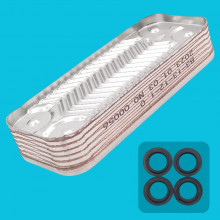 КОМПЛЕКТ Теплообменник ГВС 12 пл TPHH0217 и кольца TPOR0422