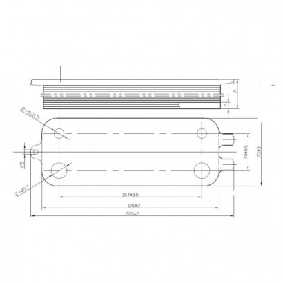 Теплообменник ГВС 16 пл TPHH3065