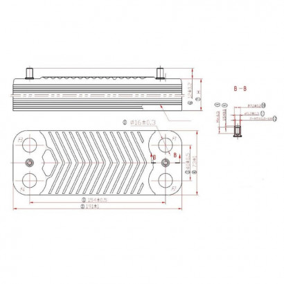 Теплообменник ГВС 12 пл TPHH3028