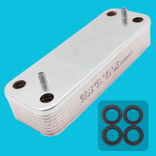 КОМПЛЕКТ Теплообменник ГВС 14 пл TPHH3014 и кольца TPOR0422