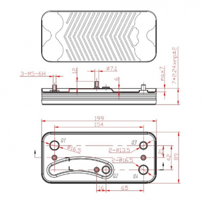 Теплообменник ГВС 18 пл TPHH3051