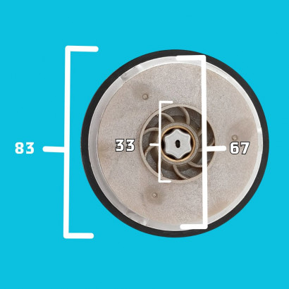Ротор циркуляционного насоса TERMO.PARA G30/68 TPRW0357