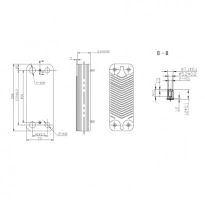 Теплообменник ГВС 16 пл TPHH3018